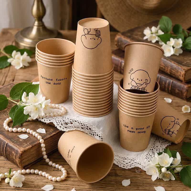 

Ins Style Thickened Disposable Paper Cups - Working Dog Mix
