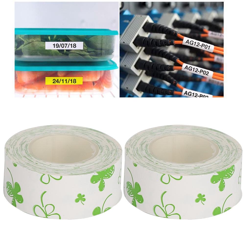 2Pcs Print Label Tape Cute Ribbon Thermal Paper for KINGJIM/TEPRA LR5C Labeler(EQT028)
