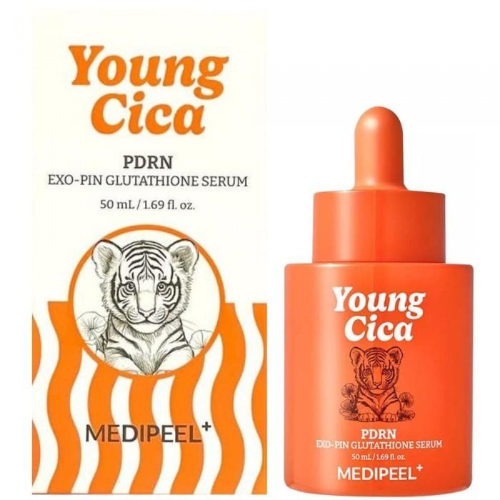 MEDIPEEL Young Cica PDRN Exo-Pin Bakuchiol/ Hyaluronic/ Glutathione Serum 50ML/ Moisturizing, Korean Cosmetics, Kbeauty
