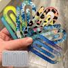 Earrings Silicone Molds Jewelry Making Mold Paper Clip Shape Pendant Moulds Silicone Texture Present for Art Enthusiasts