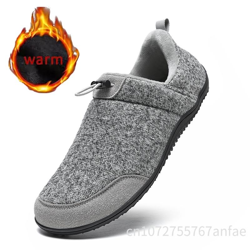 Couples Casual Cotton Shoes Comfortable Warm Cotton Shoes Non Slip Soft Sole Home Warm Cotton Slippers Indoor Outdoor Flats