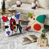 J-Joan M-Miros Art Cushion Cover Breathable Linen Pillow Cover Skin-Friendly Home Decor Pillowcase With Hidden Zipper