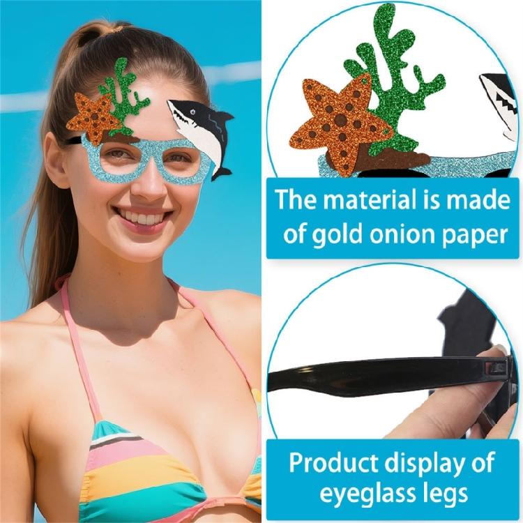 Sea Animal Glasses Frame Funny Ocean Animal Glasses Under The Ocean Themed Party Birthday Decorations Supplies Gifts