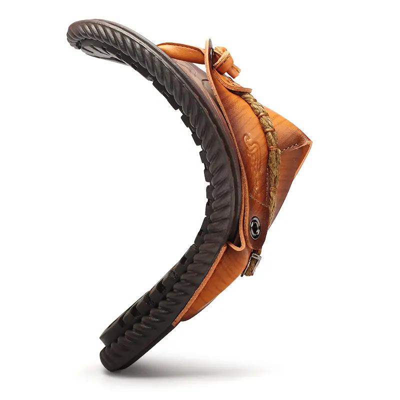 Men's Summer Slippers Flip Flops Comfortable Sandals with Arch Support and Non Slip Sole Suitable for Outdoor Beach Swimming Pools