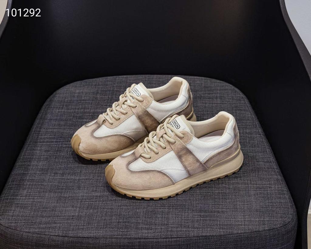 Leather Soft-soled Forrest Gump Shoes Women's Spring and Summer New Red Retro Moral Training Shoes Niche Thin Fashion Sports and Leisure Shoes