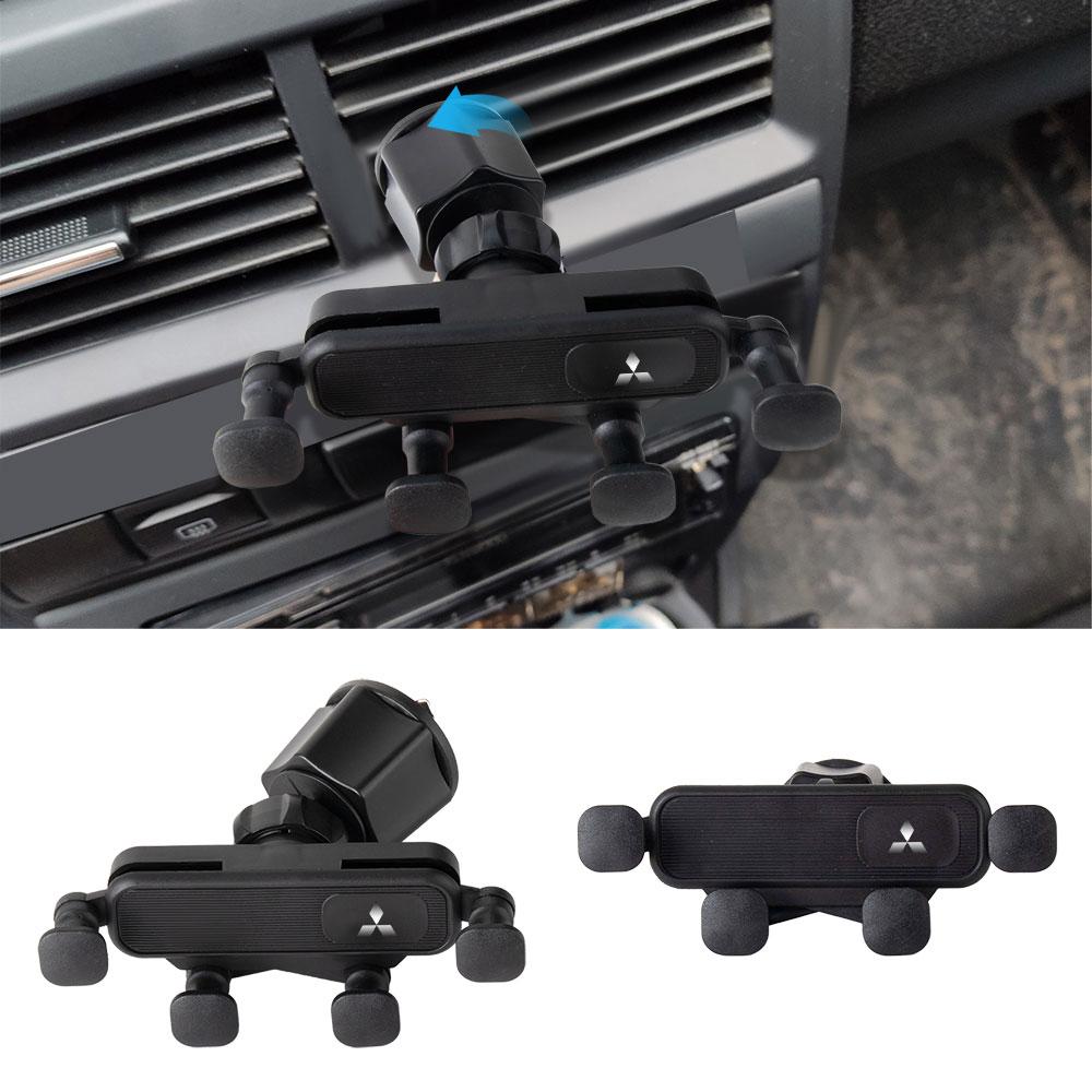 Car Phone Holder Bracket Air Outlet Cellphone Support Fixing Clip For Mitsubishi Asx Lancer L200 Pajero Sport Attrage Xpander GB1