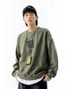 Unisex Retro Patchwork Air Layer Hoodie - Stylish & Trendy Design
