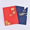 A4 Leather Honor Certificate Cover with Gold Stamping