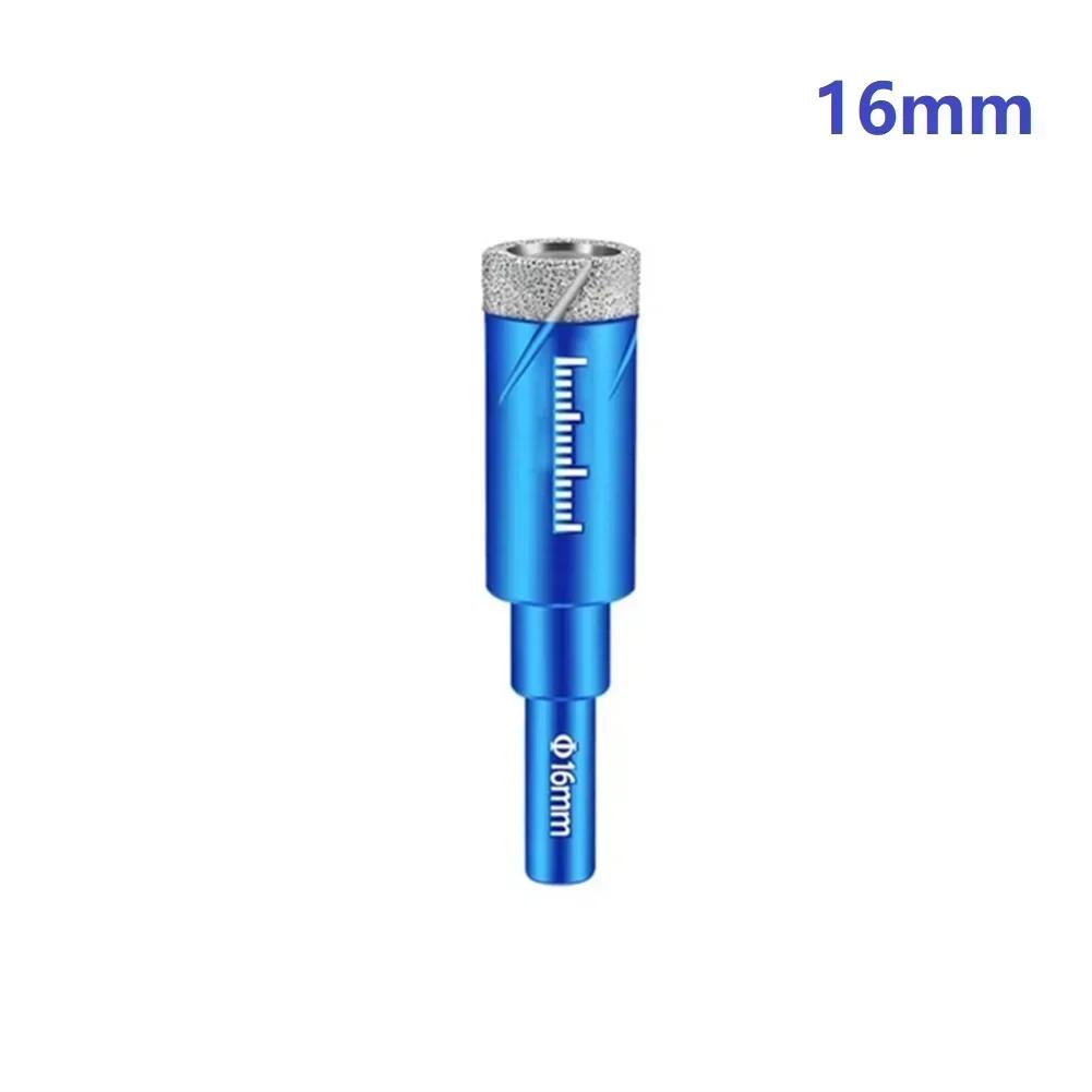 Diamond Coated Drill Bit Tile Marble Glass Ceramic Hole Saw Dry Drill Diamond Core Bit 6MM 8MM 10MM 12MM 14MM 16MM Self-cooling