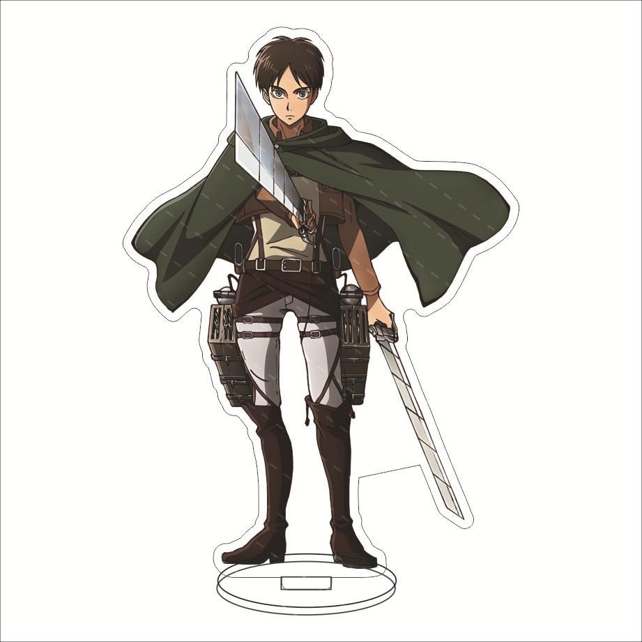 Attack on Titan Taichi Eren Mikasa Amin Keith Reiner Ani Connie Acrylic Ornament Stand Anime Character Birth Date Present Spooky Holiday