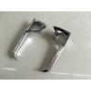 For Lexus RX(AL20) RX200 300 350 450 2016- ABS Chrome Front Fog Light Lamp Cover Trim Molding Bezel Garnish Sticker