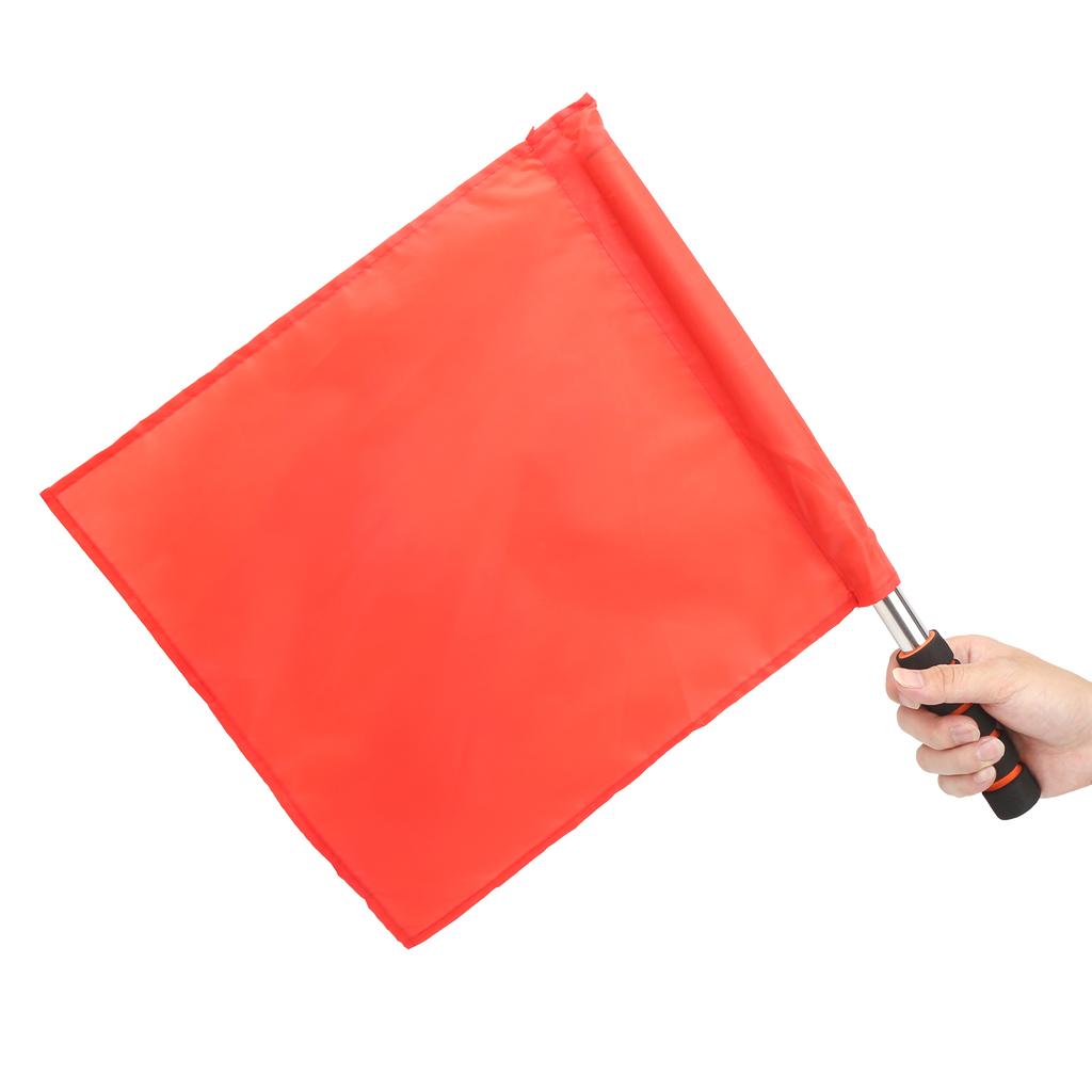 2 szt. Oficjalne flagi sędziego Słup ze stali nierdzewnej Sport konkurs Linesman Hand Flag