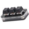 3 Key Mini Keypad Industrial USB Customized Blue Switch Programmable Gaming Keypad with RGB Light