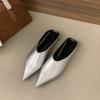 Fashion Women Mules 2025 Summer New Brand Slipper Fashion Pointed Toe Casual Slip on Ladies Mules Outdoor Dress Sandal Shoes Women Flats