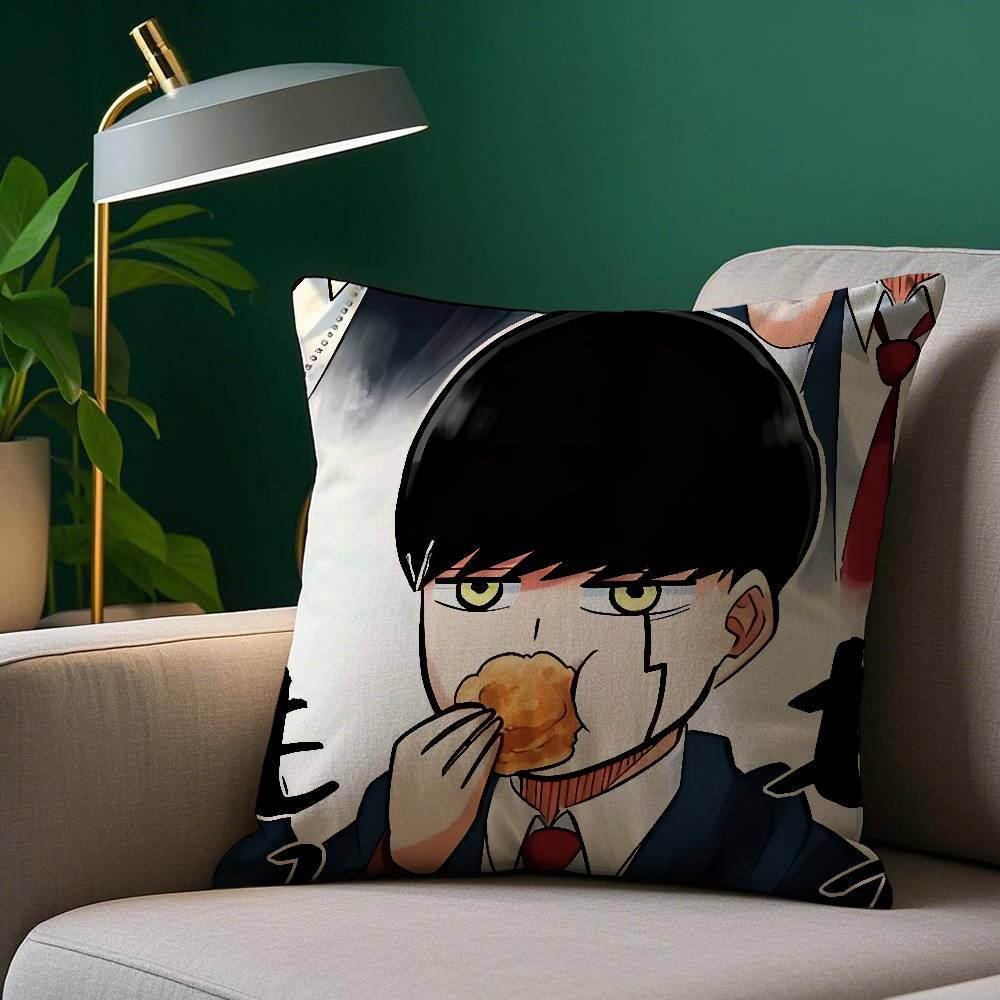 Anime Funny M-Mashle Magic Pillow Case Plush Fabric Soft Pillowcase Double Sided Print Sofa Cushion Cover Throw