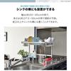 ottostyle.jp Dish Drainer Rack [White] Utilizes sink space, Dish Drying, Dish Storage, Kitchen Utensil Holder, Over-the-Sink, 2-Tier, Large Capacity,
