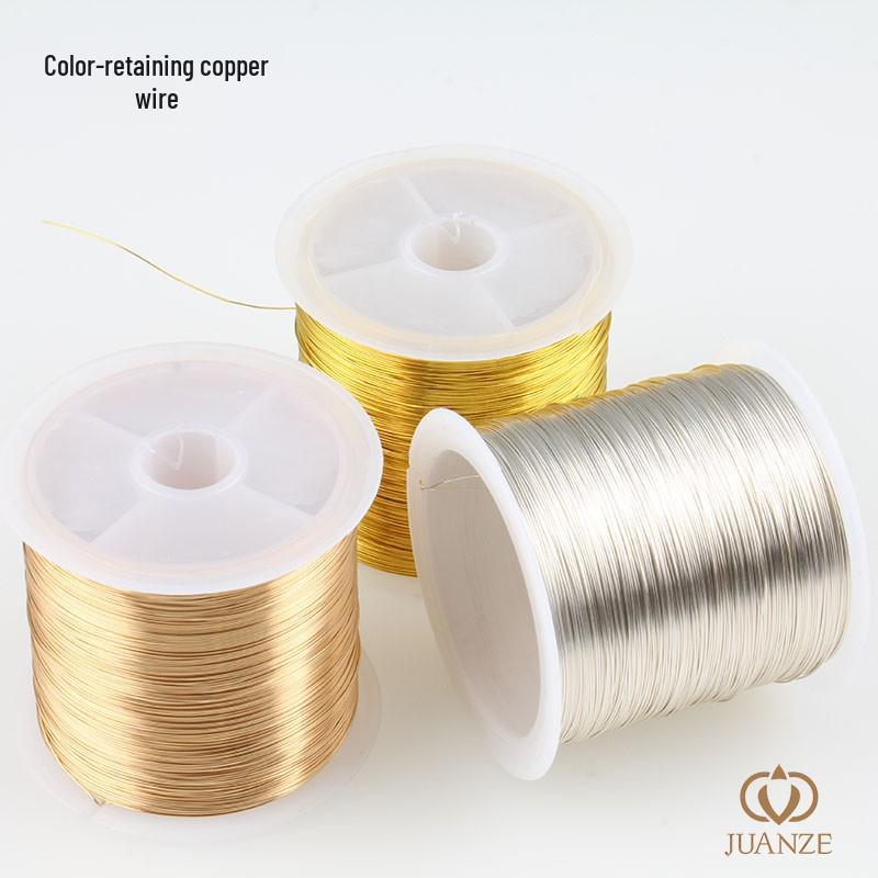 100m Durable Copper Wire for Jewelry Making - Fade & Oxidation Resistant