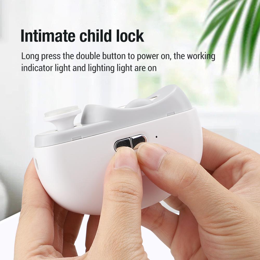 Child-Safe Automatic 2-in-1 Electric Nail Clipper & Trimmer