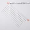Stainless Steel Beading Needles Slim Sharp Tip With Clear Storage Tube For Diy Jewelry Making Bead Craft Projects
