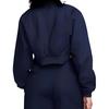 Nike SS24 Kurze Jacke mit Reißverschluss und langen Ärmeln Damenjacken Obsidian FN2241-451