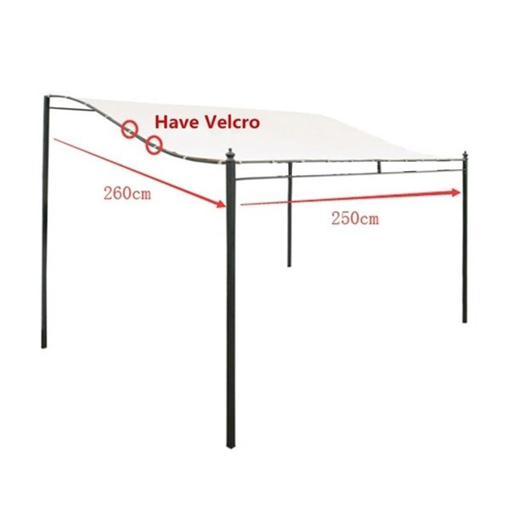 Waterproof 420D Oxford Patio Canopy Replacement Fabric - Sunshade Tent Cover