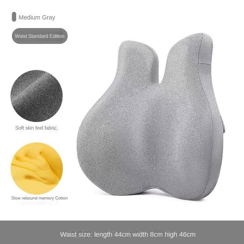 

Подушка для поясницы с эффектом памяти, снимает боль в спине, подушка для талии в автомобиле, мягкая, удобная для офиса, дома, автомобиля