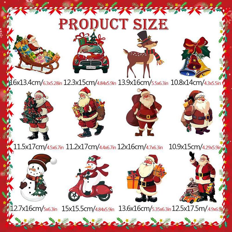 Magnetic Christmas Tree For Refrigerator Door Decor With Santa Reindeer Holiday Magnets Festive Fridge Metal Garage Stickers