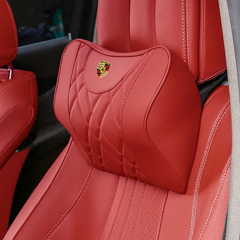 Porsche Cayenne, Macan, Panamera, 911/718 Car Headrest & Lumbar Support Cushions