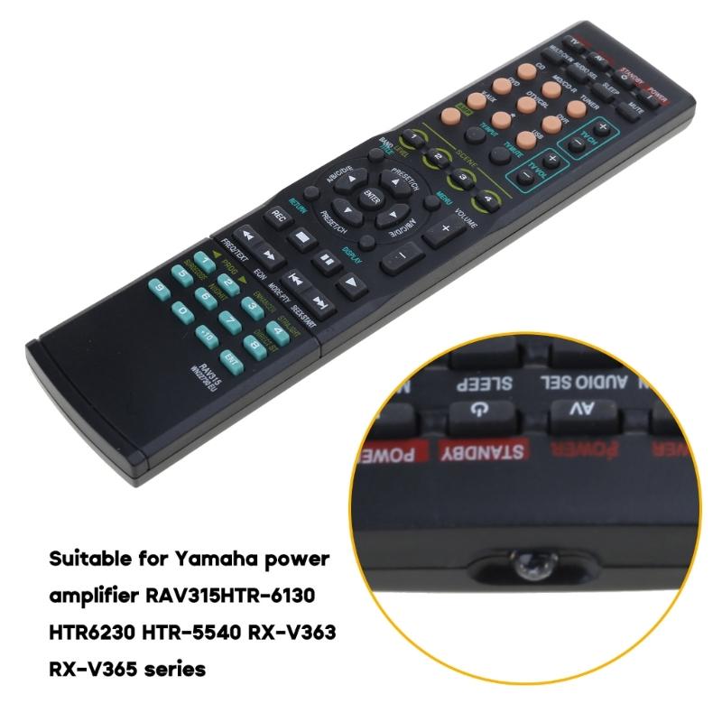 RAV315 WN22730EU Fernbedienung ersetzt für HTR6040 HTR6050 RX-V450 RX-V461 RX-V561 RAV311 RAV312 RAV282 AV-Receiver