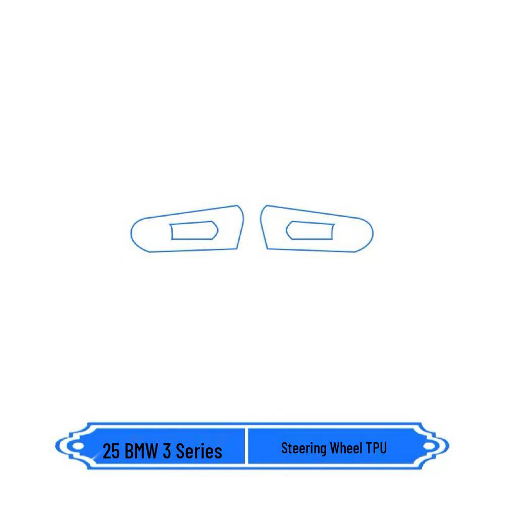 Fits 25 BMW 3 Series Models: Interior Film, Console Shift Lever Film, and Instrument Navigation Screen Protector.