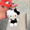 new Sanrio Hello Kitty Stuffed Doll Keychain Love Knot Kitty Cat Cute Cartoon Stuffed Keychains Bag Accessories Ornament Gifts