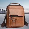 Retro Men's PU Handbag, Minimalist Shoulder Bag, Minimalist Business Crossbody Bag, Retro Shoulder Bag Suitable for Daily and Commuting
