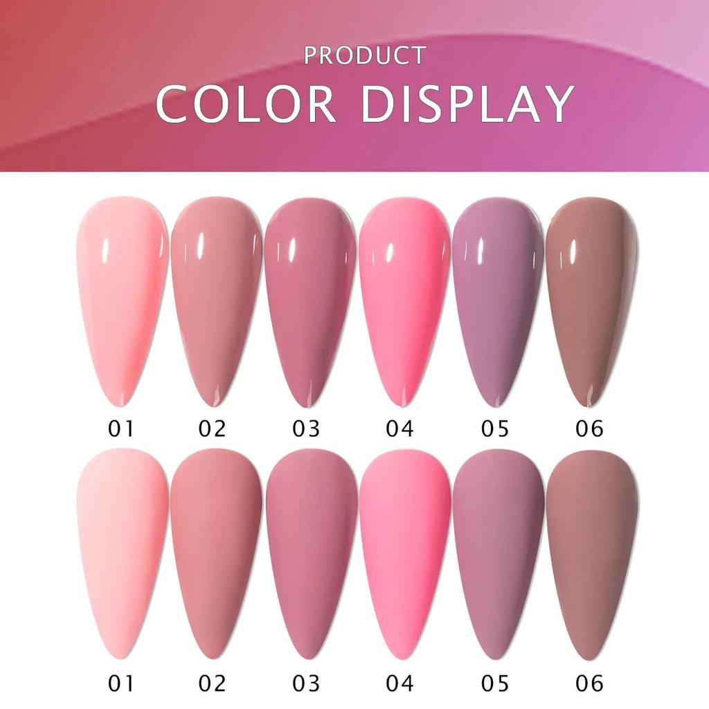 JTING Free Sample Design Your Own Gel Nail Polish Bottle 6colors Uv Gel Polish Box Set Private Label Nail Supplier Vendor