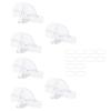 6Pieces Glasses Rack Adhesive Holders Compact Glasses Storage Solution For Home Office And Vehicle Interiors