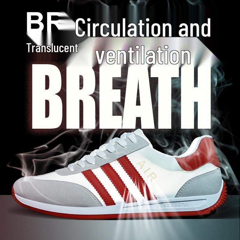 2025 Herre Casual Canvas Sneakers - Pustende Sommersko for Løping