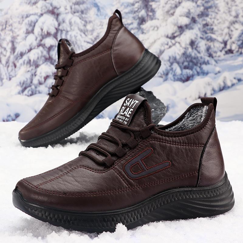 Beijing Cotton Shoes Men's Velvet Thickened Men's Shoes Winter Casual Shoes Warm Snow Boots Men's Cotton Shoes