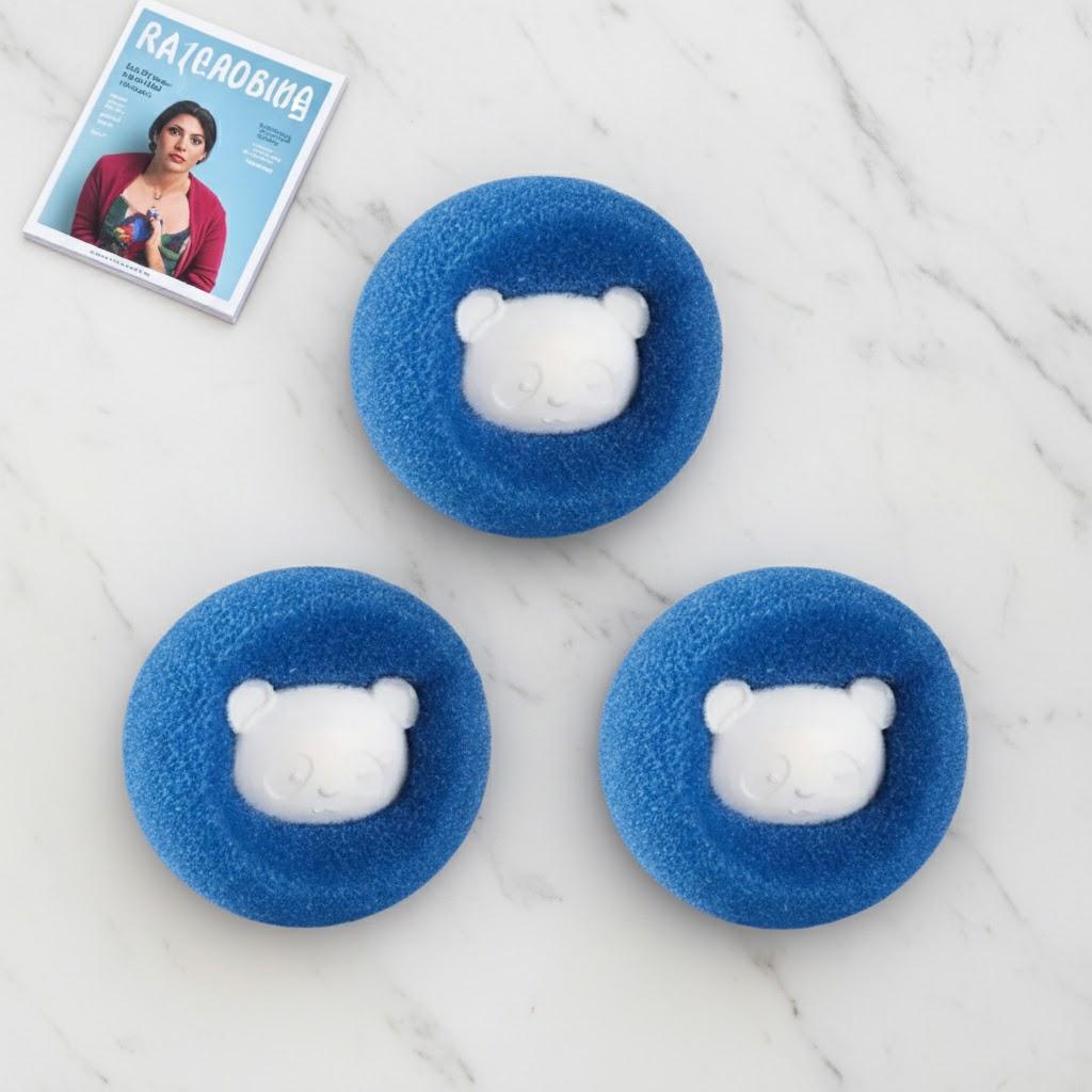 

Reusable Laundry Ball Pet Hair Collector Removes Lint from Clothes Washing Machine Home Use