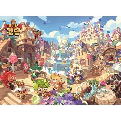 Cookie Run Kingdom Friedliches Cookie Kingdom Puzzle DW500-256, 500 Teile, gemischte Farben Puzzle, Kinderspiele, Lernspielzeug