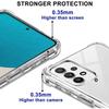 Coque de Protection pour Samsung A53 5G - PROSHOP - 4 coins renforcés en silicone Transparent