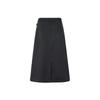 Li Ning Kung Fu Series Fashion Versatile Long Casual Skirt Women Skirts Black ASKW324-4