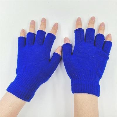 Winter Warm Knitted Fingerless Half Finger Magic Gloves Mittens Women Men Accessories In Common Size