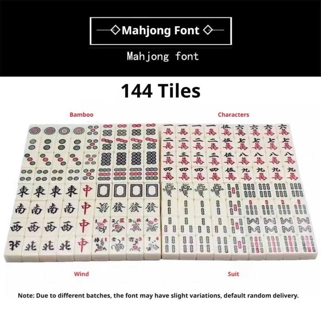 20mm Chinese Mahjong Mini Pieces, Suitable for Family, Travel, Dormitory, and Portable Use for Mini Mahjong Games. Cute and Practical Outdoor Toys.