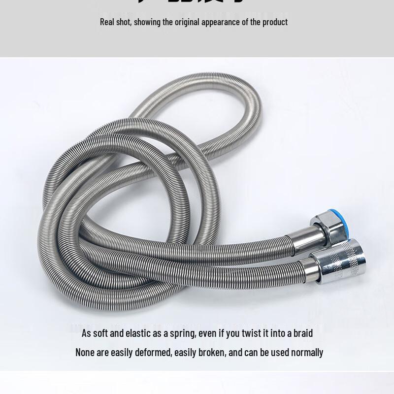 Duschschlauch aus Edelstahl