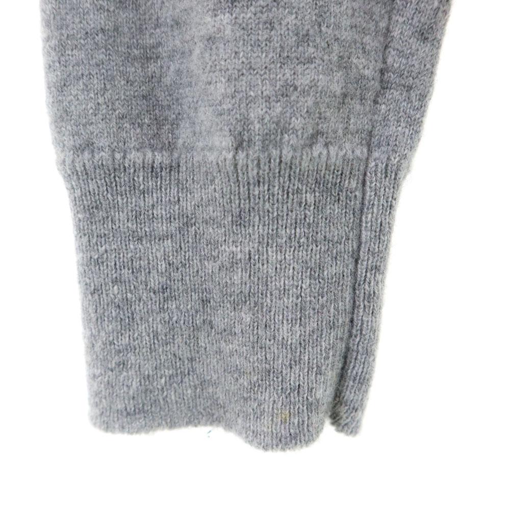 ami Portuguese cashmere blend Long sleeve turtleneck sweater S gray knit Women Used