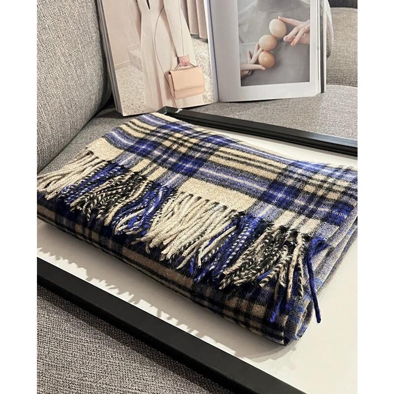 

VICTORIA&VERA V9017J34 Autumn/Winter Plaid Tassel Scarf One Size