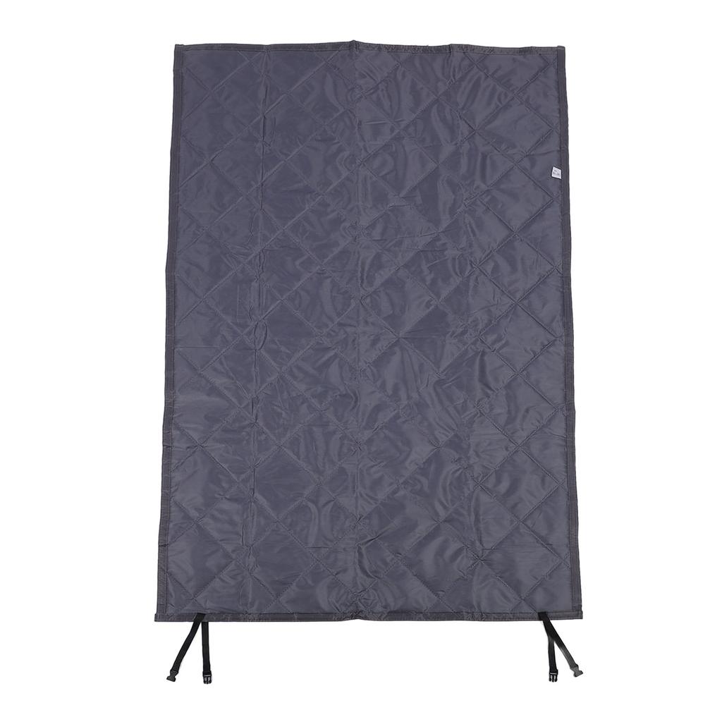 Isolierter Fensterbezug 3-lagiges Oxford-Gewebe Baumwollgefüllt Frostschutz Winterfensterisolierung