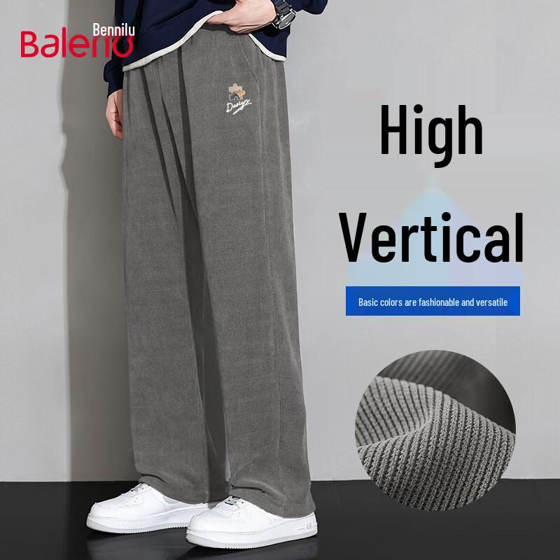 Baleno Men s Chenille Straight-Leg Casual Pants 3XL