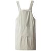 Japanese & Korean Retro Cotton Linen Apron with Logo, Tie-Free Design for Home, Flower Shop, or Painting Use