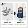 Vertical Makeup Brush Storage Bag Silicone Toiletry Storage Box Cosmetic Brushes Bag  for Home