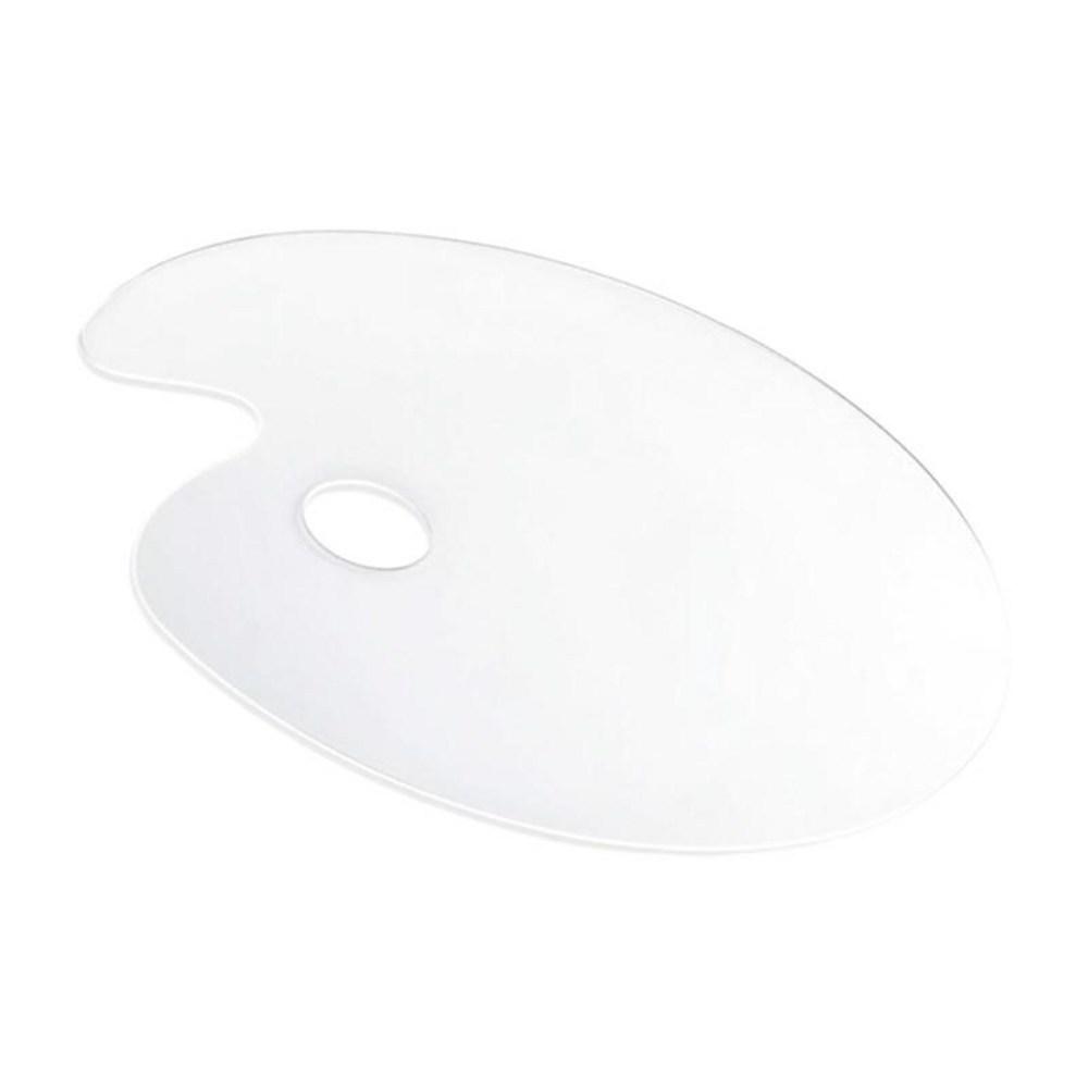 Přenosný akrylový tácek na paletu na líčení Royalways na rtěnku se směsí podkladových pigmentů, 12 cm, 1 kus